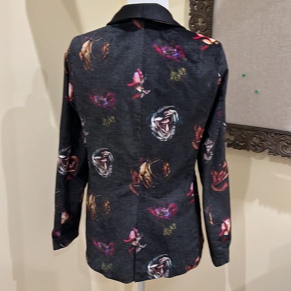 Mason’s Black Floral Blazer Jacket - Picture 5 of 11